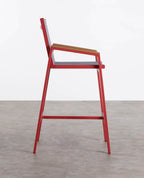 Korce 75 cm aluminum outdoor bar stool