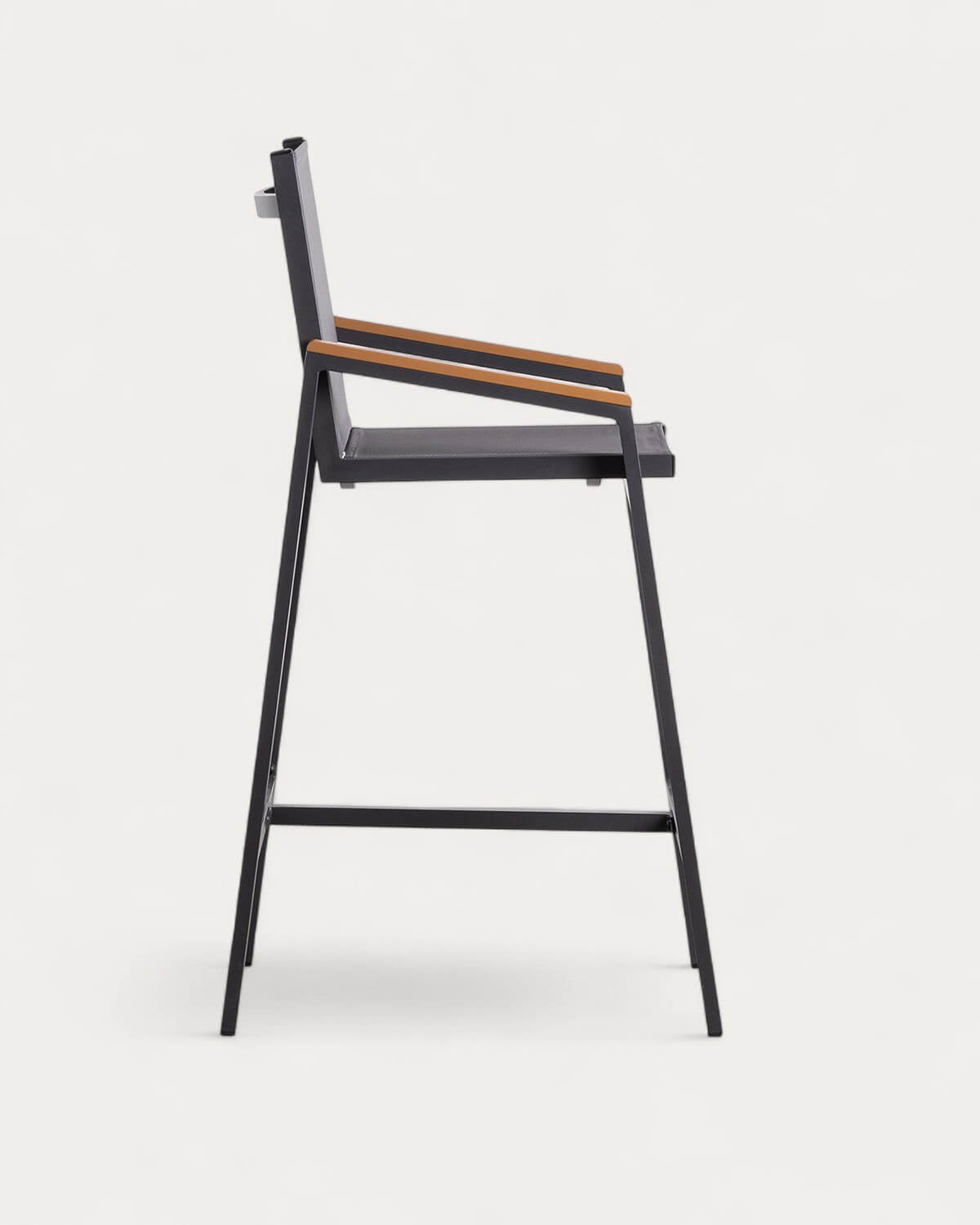 Korce 75 cm aluminum outdoor bar stool