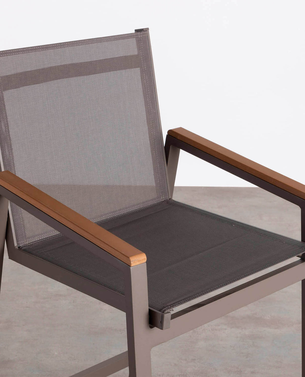 Korce 75 cm aluminum outdoor bar stool