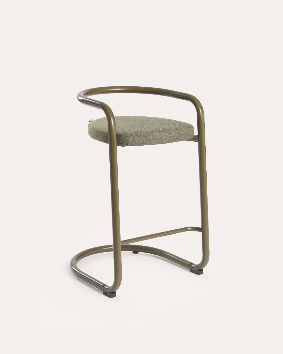 Aryo Outdoor Metal and Fabric Bar Stool