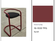 Aryo Outdoor Metal and Fabric Bar Stool