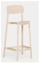 Briel 65 cm outdoor polypropylene bar stool