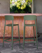 Briel 65 cm outdoor polypropylene bar stool