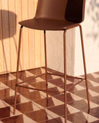 75 cm outdoor bar stool in polypropylene and metal Meivy