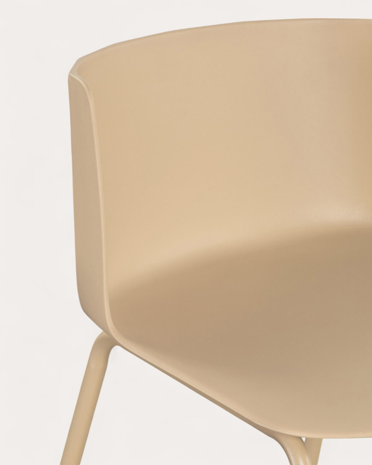 75 cm outdoor bar stool in polypropylene and metal Meivy