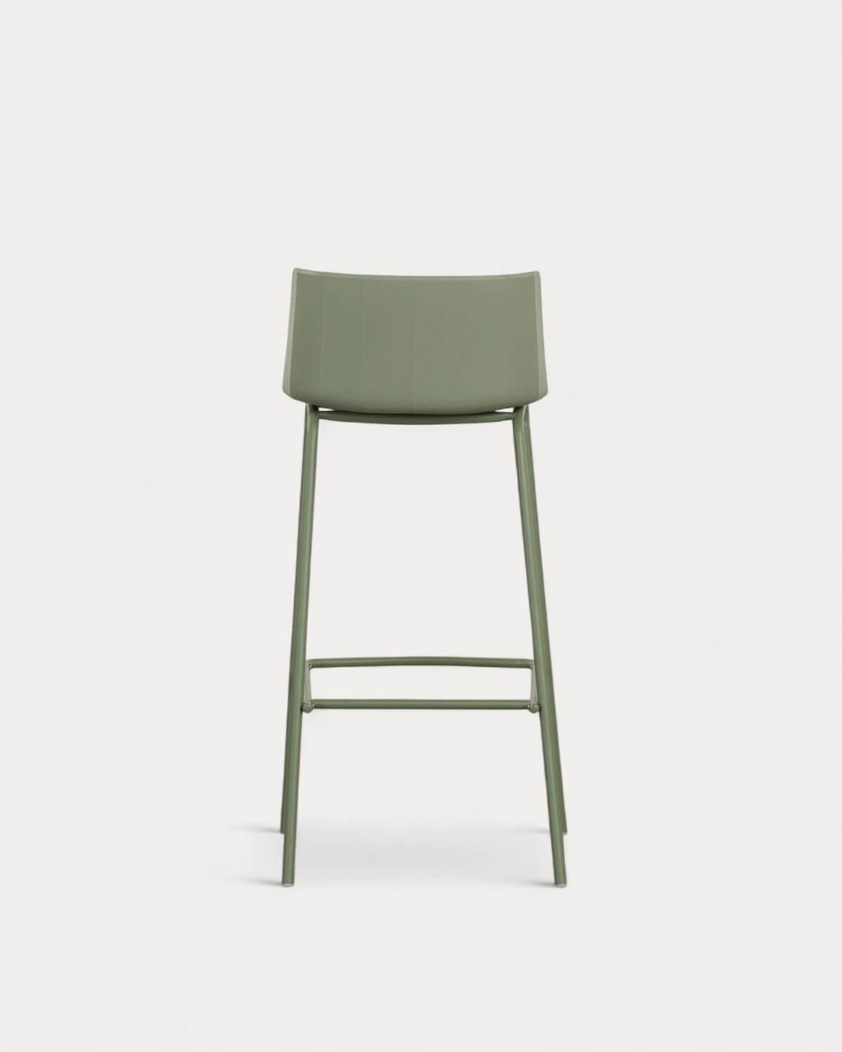 75 cm outdoor bar stool in polypropylene and metal Meivy