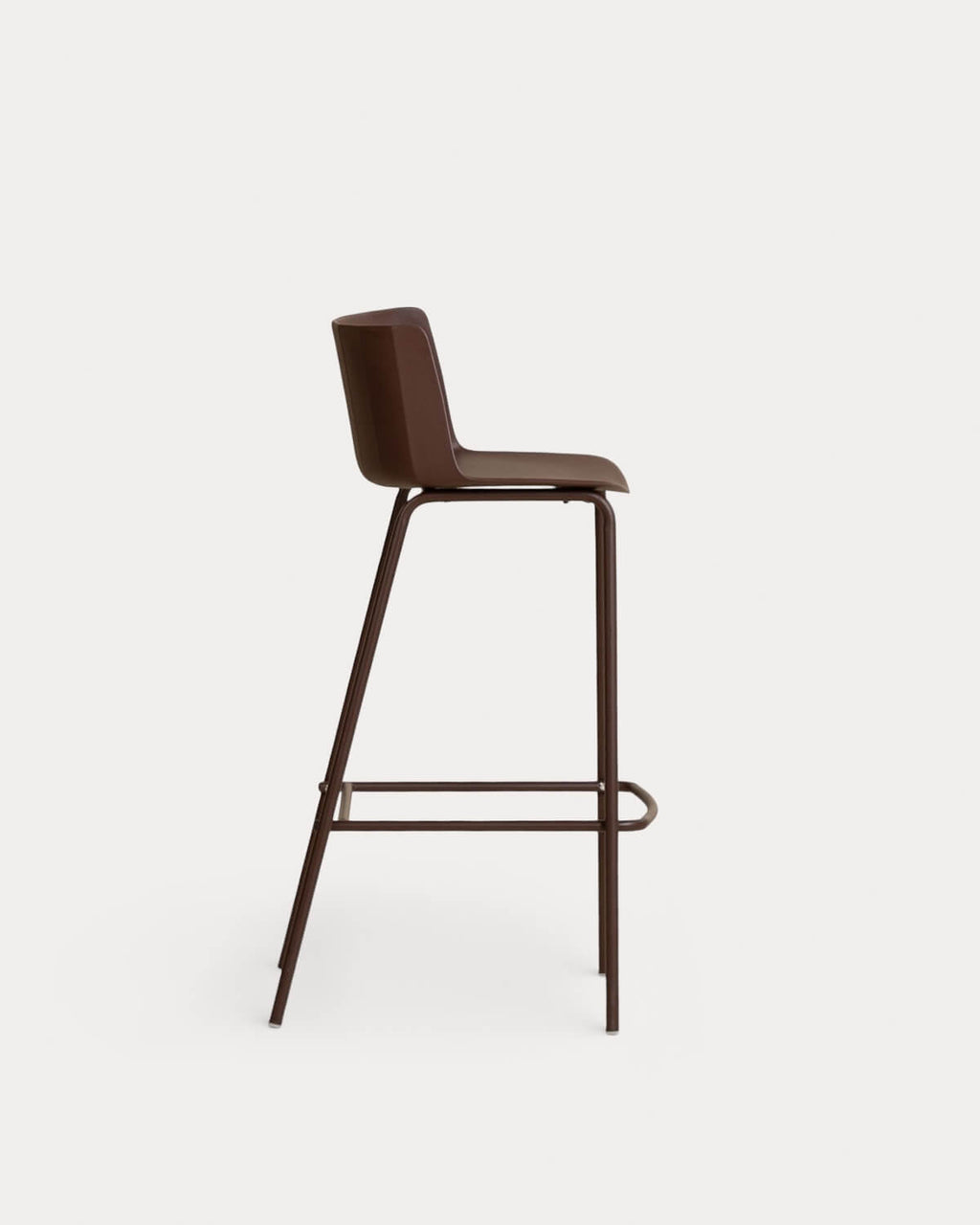 75 cm outdoor bar stool in polypropylene and metal Meivy
