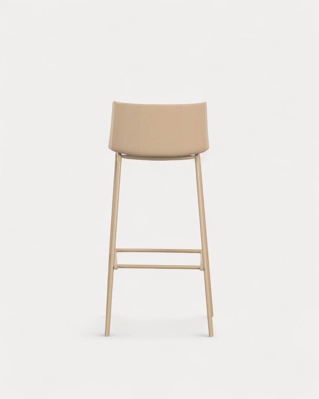 75 cm outdoor bar stool in polypropylene and metal Meivy