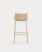 75 cm outdoor bar stool in polypropylene and metal Meivy