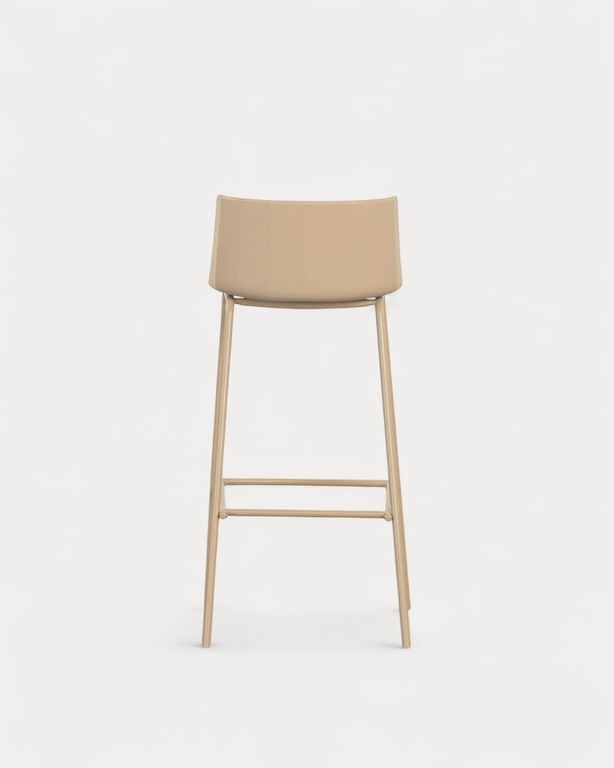 75 cm outdoor bar stool in polypropylene and metal Meivy