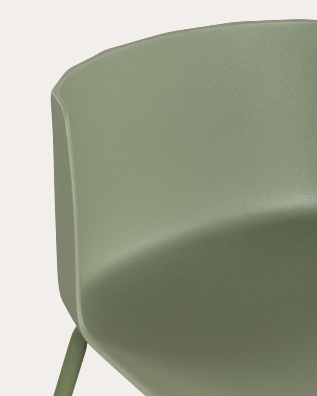 75 cm outdoor bar stool in polypropylene and metal Meivy