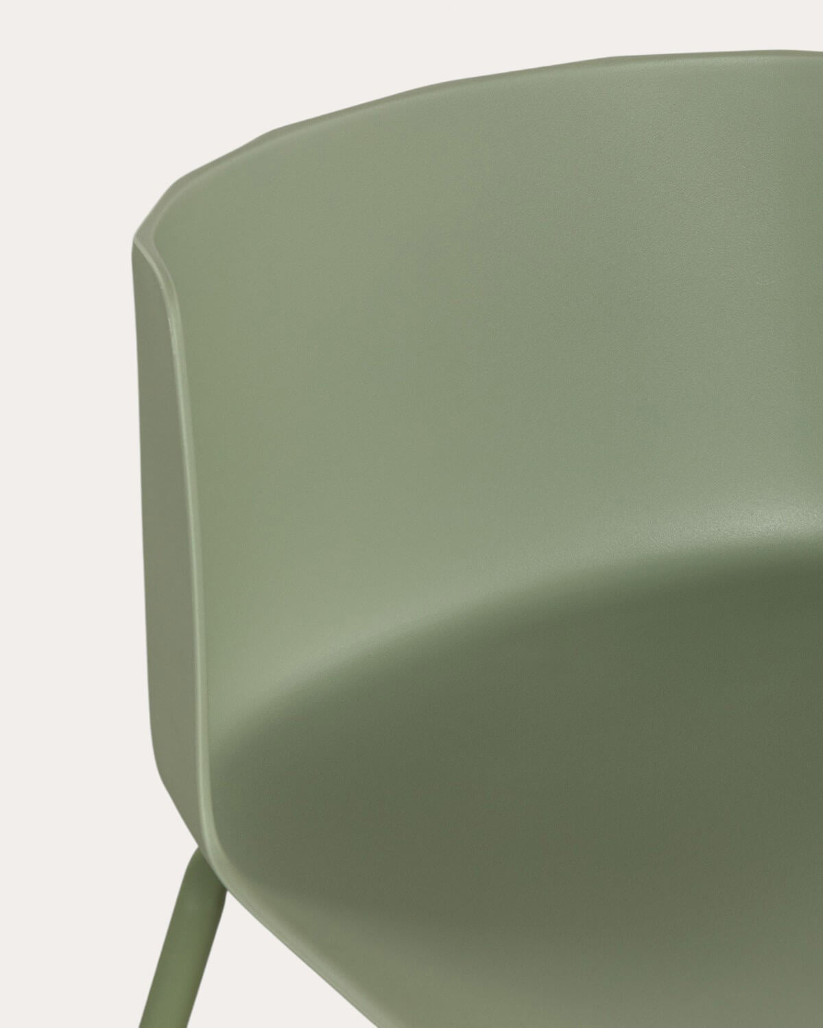75 cm outdoor bar stool in polypropylene and metal Meivy