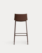 75 cm outdoor bar stool in polypropylene and metal Meivy