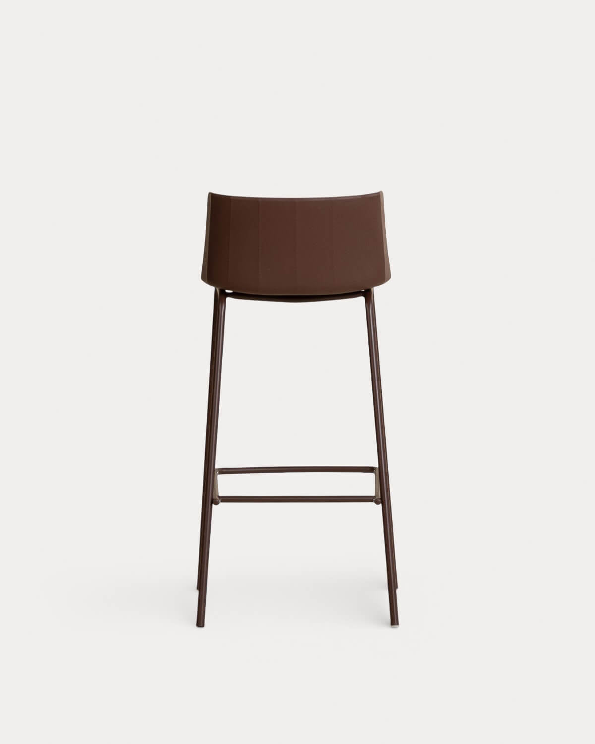 75 cm outdoor bar stool in polypropylene and metal Meivy