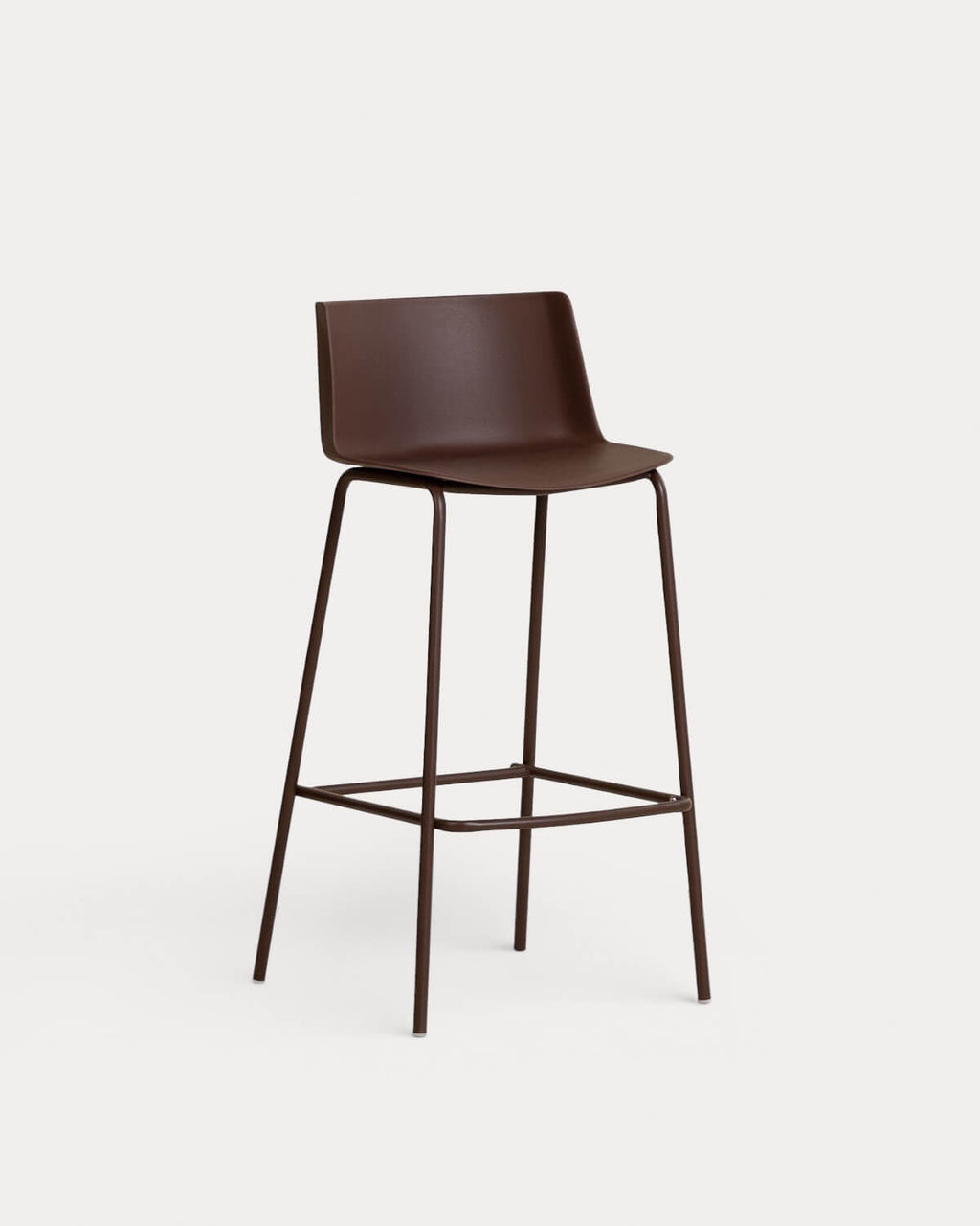 75 cm outdoor bar stool in polypropylene and metal Meivy