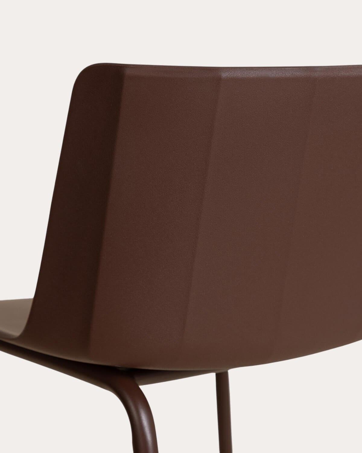 75 cm outdoor bar stool in polypropylene and metal Meivy