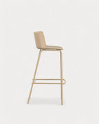 75 cm outdoor bar stool in polypropylene and metal Meivy