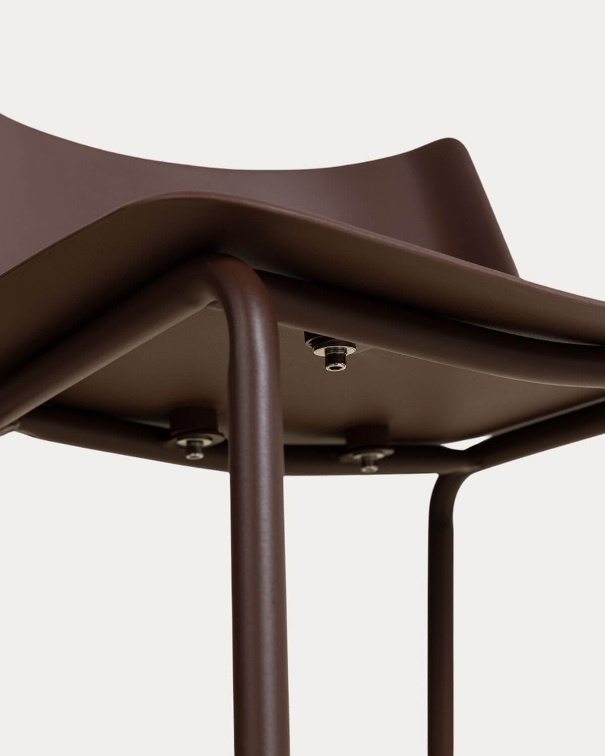 75 cm outdoor bar stool in polypropylene and metal Meivy