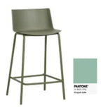 75 cm outdoor bar stool in polypropylene and metal Meivy