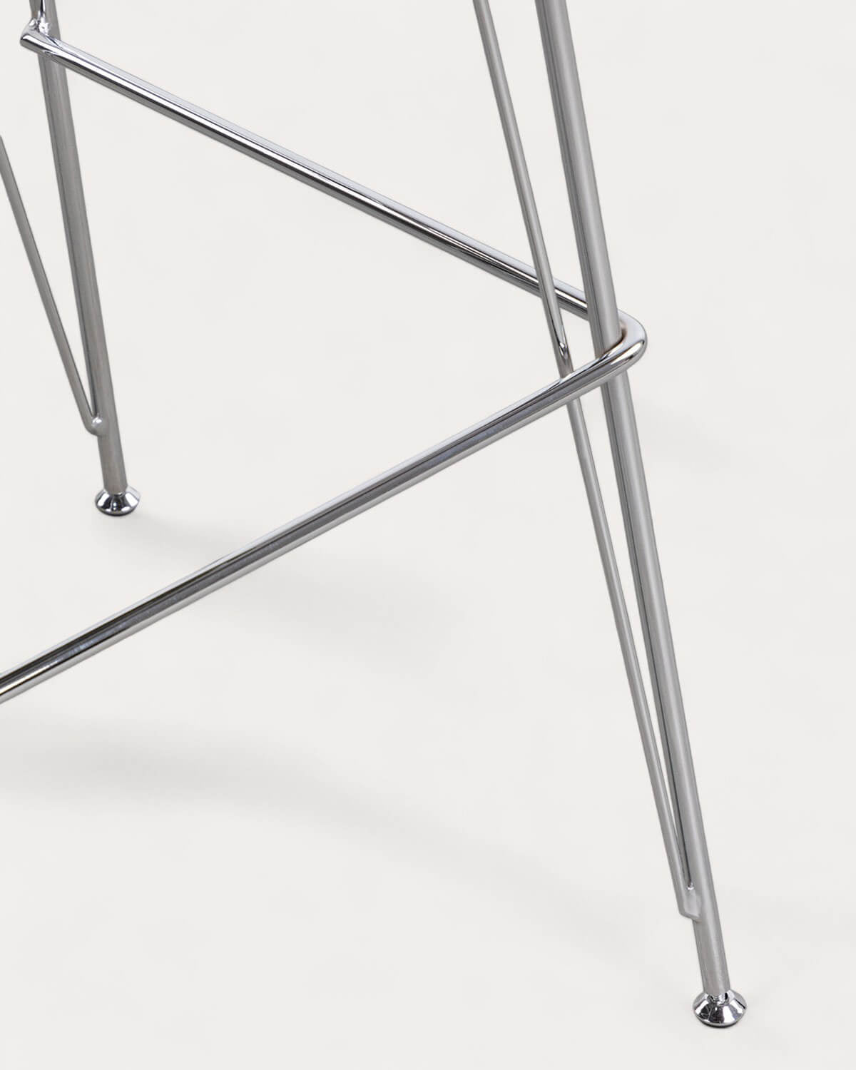 75 cm bar stool in fabric and wood Brunela