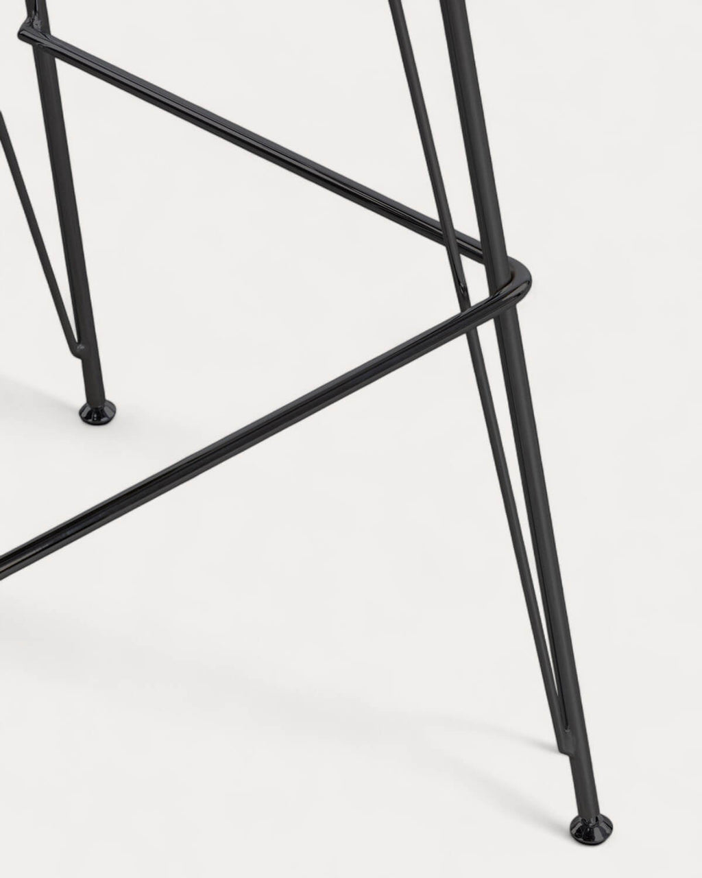 75 cm bar stool in fabric and wood Brunela