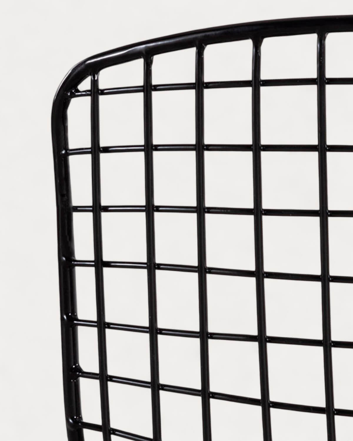 Aras Low Back Metal Bar Stool - Black
