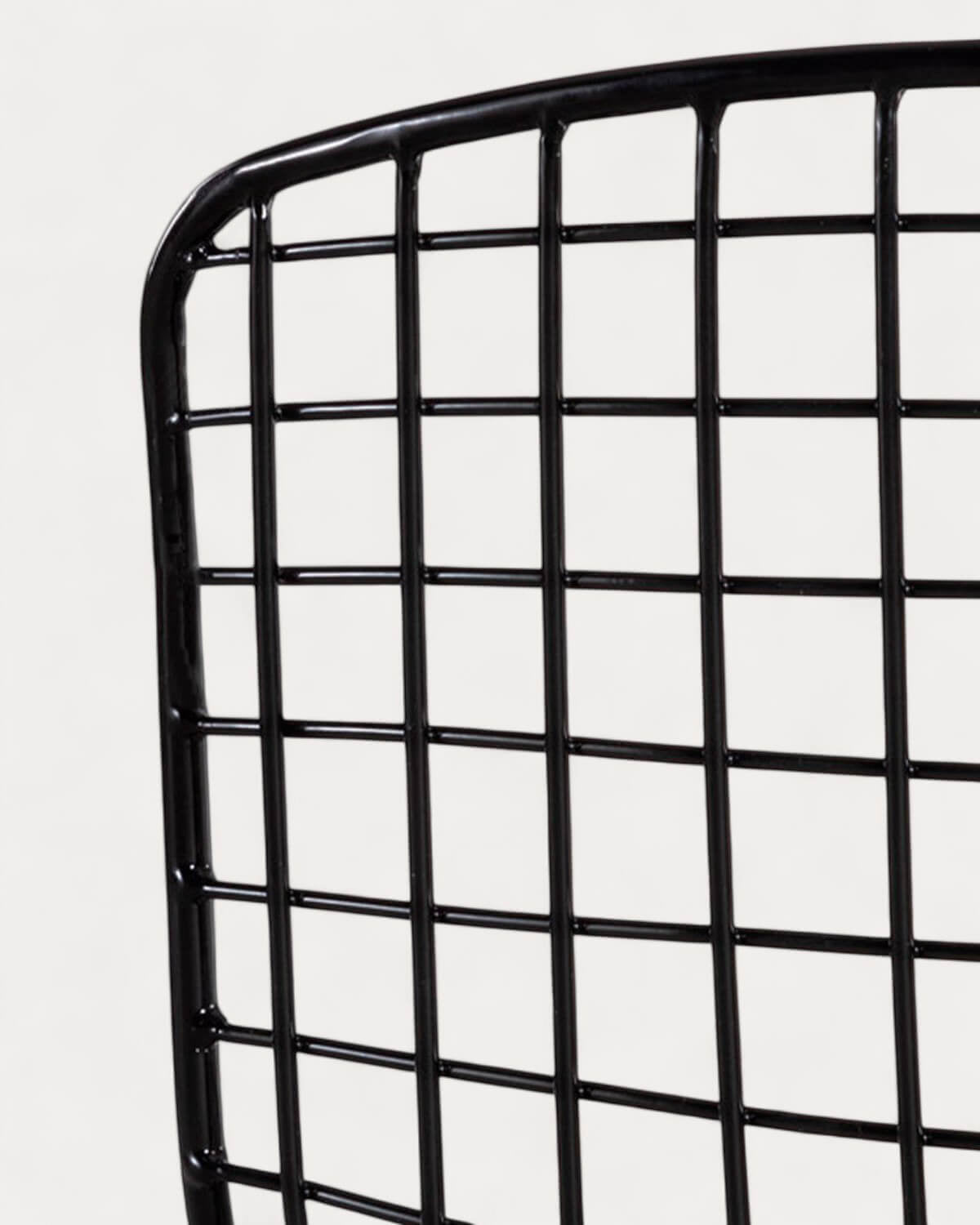 Aras Low Back Metal Bar Stool - Preto Obsidian
