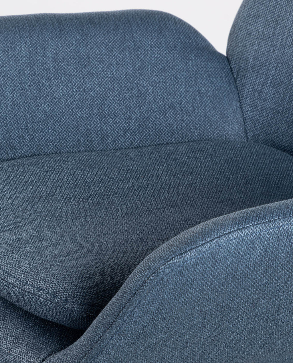 75 cm bar stool in metal and Eider fabric