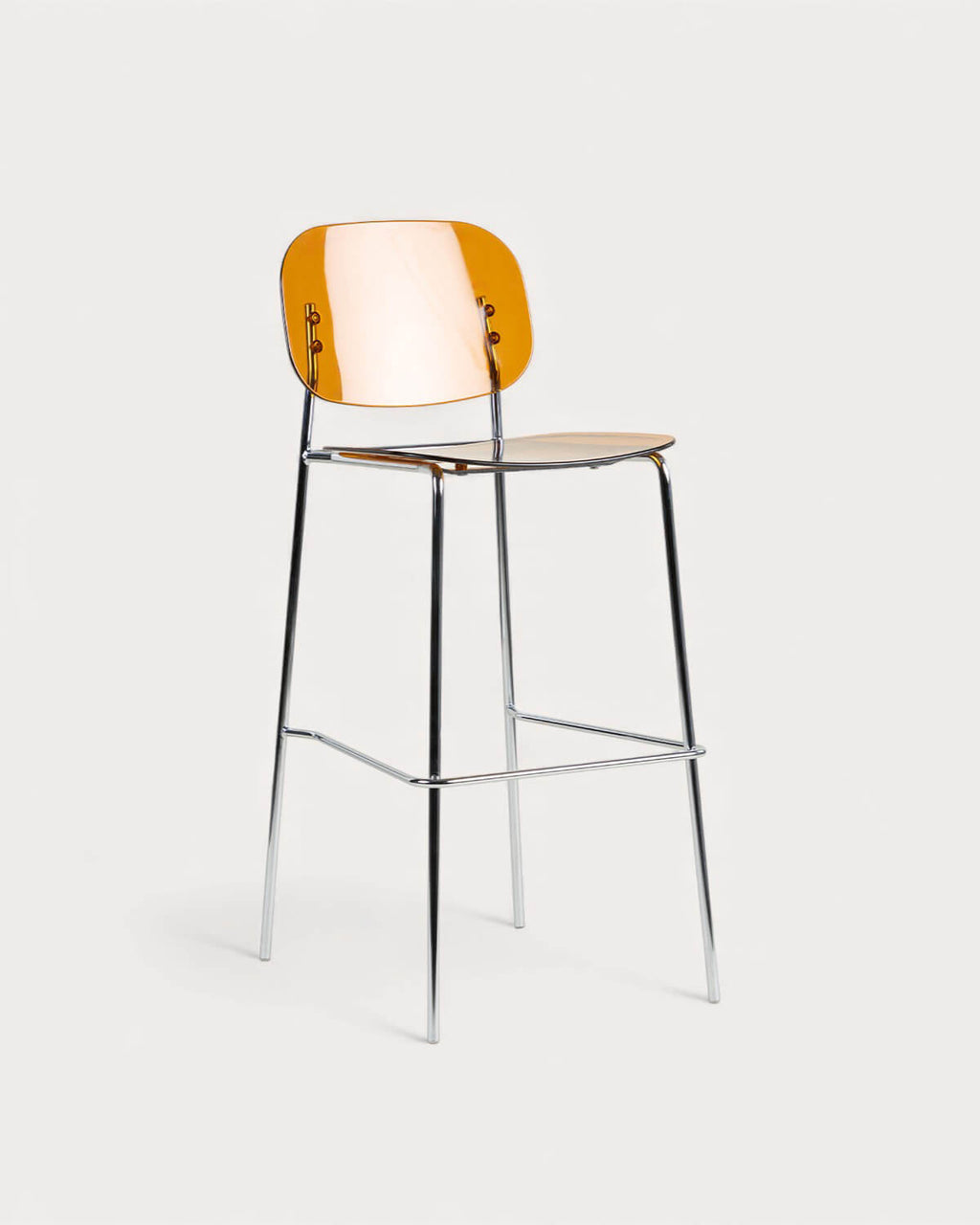 Pinha 75 cm polyethylene and metal bar stool