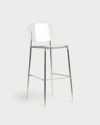 Pinha 75 cm polyethylene and metal bar stool