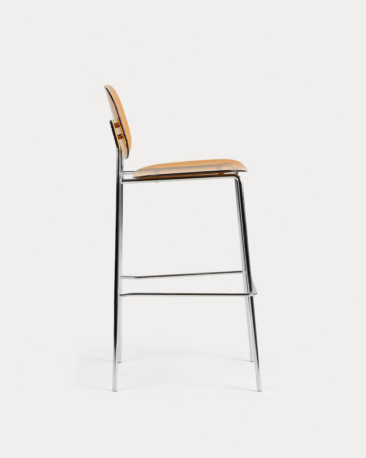 Pinha 75 cm polyethylene and metal bar stool