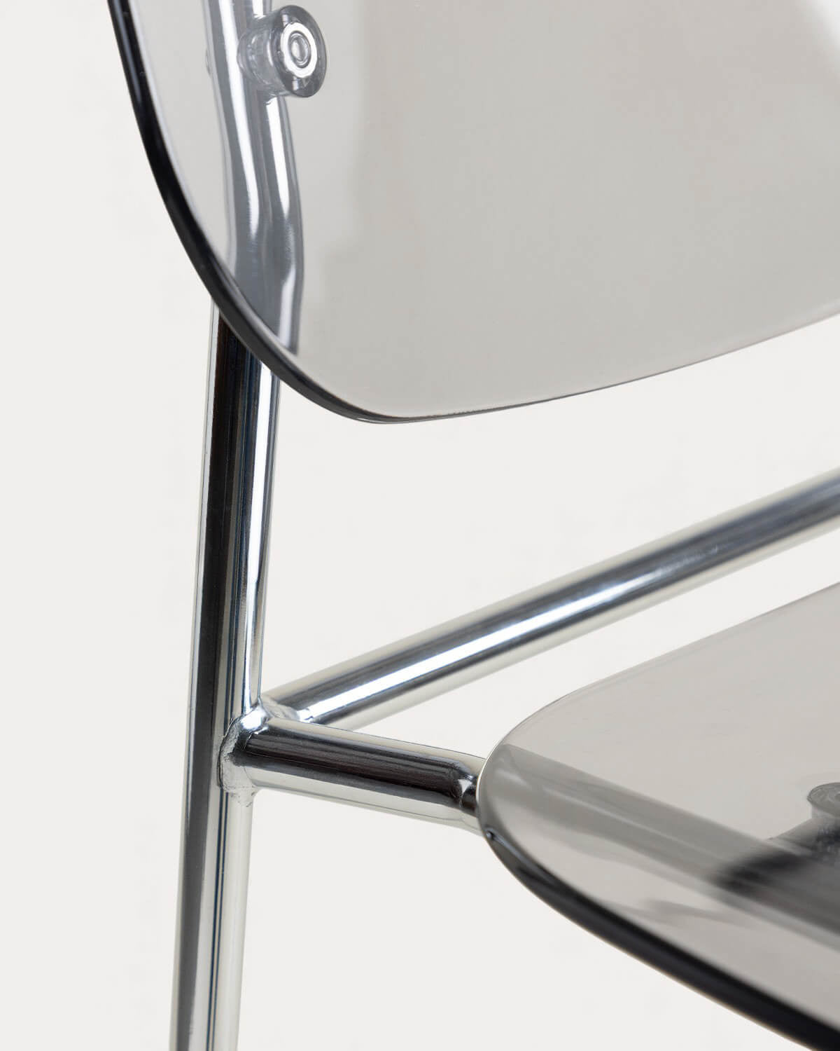 Pinha 75 cm polyethylene and metal bar stool