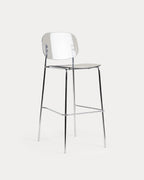 Pinha 75 cm polyethylene and metal bar stool