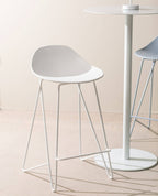65 cm bar stool in polypropylene and steel Paris