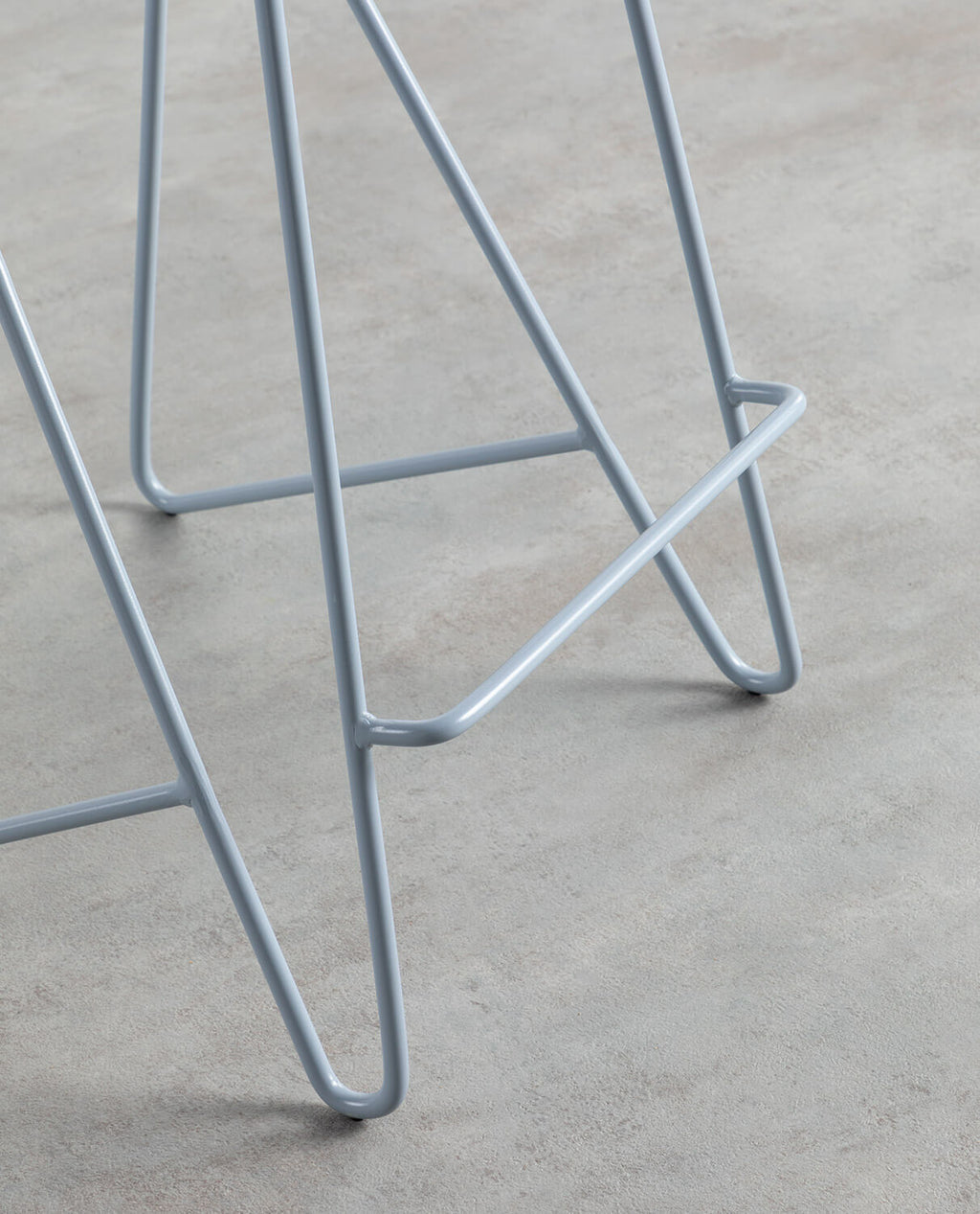 65 cm bar stool in polypropylene and steel Paris