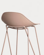 65 cm bar stool in polypropylene and steel Paris