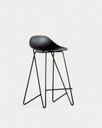 65 cm bar stool in polypropylene and steel Paris