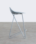 65 cm bar stool in polypropylene and steel Paris