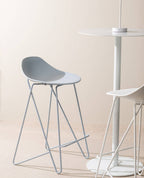 65 cm bar stool in polypropylene and steel Paris