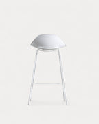 65 cm bar stool in polypropylene and steel Paris