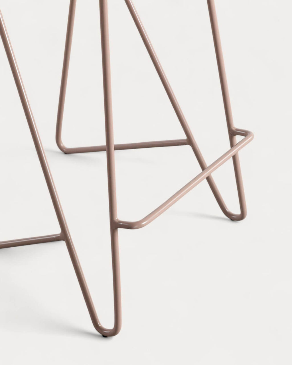 65 cm bar stool in polypropylene and steel Paris