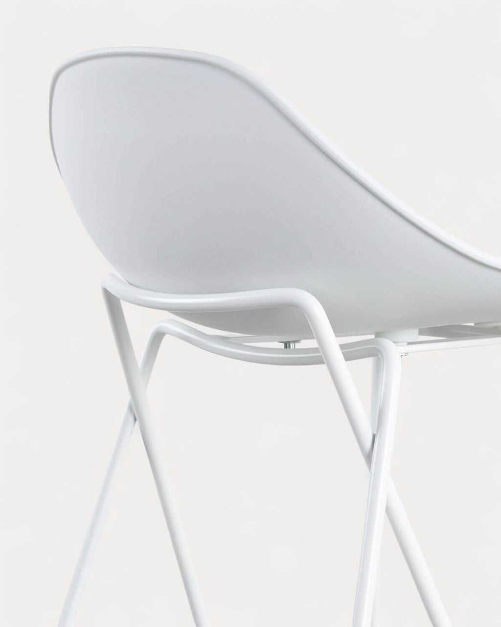 65 cm bar stool in polypropylene and steel Paris