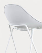 65 cm bar stool in polypropylene and steel Paris