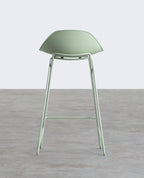 65 cm bar stool in polypropylene and steel Paris
