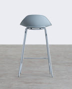 65 cm bar stool in polypropylene and steel Paris