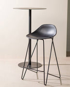 65 cm bar stool in polypropylene and steel Paris
