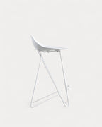 65 cm bar stool in polypropylene and steel Paris