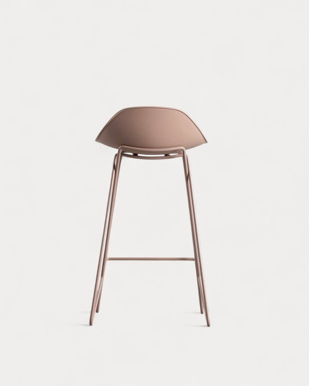 65 cm bar stool in polypropylene and steel Paris