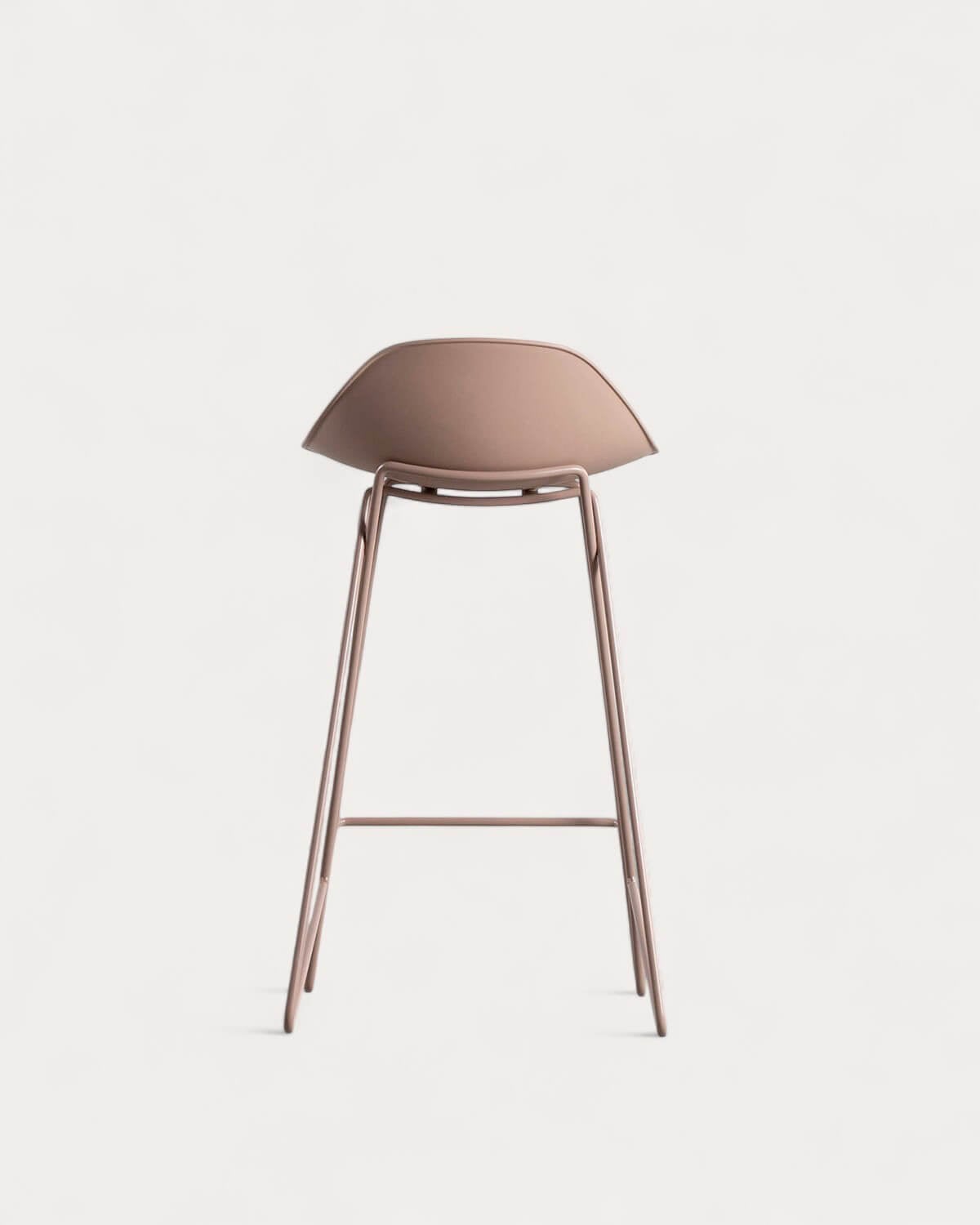 65 cm bar stool in polypropylene and steel Paris