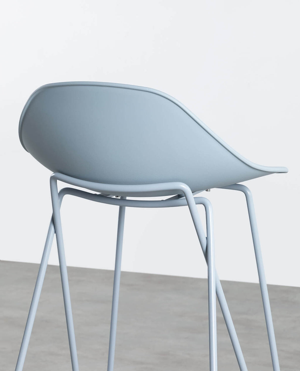 65 cm bar stool in polypropylene and steel Paris